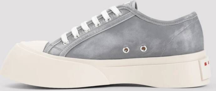 Marni Antiek Zilveren Veterschoenen Gray Heren