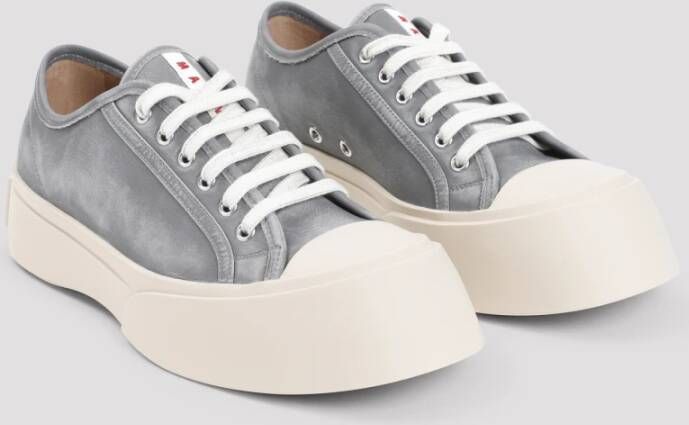 Marni Antiek Zilveren Veterschoenen Gray Heren