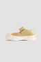 Marni Beige Leren Mary Jane Sneakers Brown Dames - Thumbnail 4