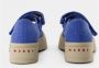 Marni Blauwe Katoenen Platform Sneakers met Band Blue Dames - Thumbnail 3