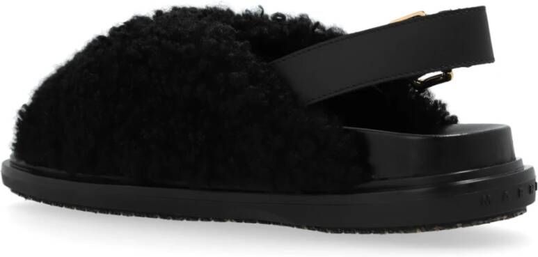 Marni Bont Pantoffels Black Dames