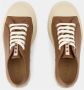 Marni Bruine Leren Sneakers met Contrasterende Details Brown Dames - Thumbnail 11