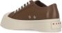 Marni Bruine Leren Sneakers met Contrasterende Details Brown Dames - Thumbnail 5