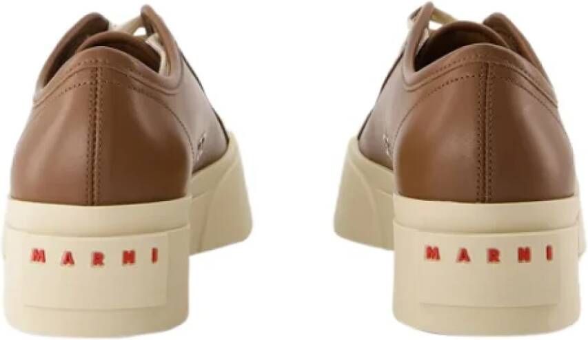 Marni Canvas flats Brown Dames