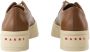 Marni Canvas flats Brown Dames - Thumbnail 3