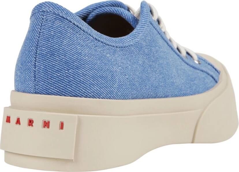 Marni Denim Blauwe Pablo Sneakers Blue Heren