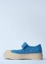 Marni Blauwe Katoenen Platform Sneakers met Band Blue Dames - Thumbnail 8