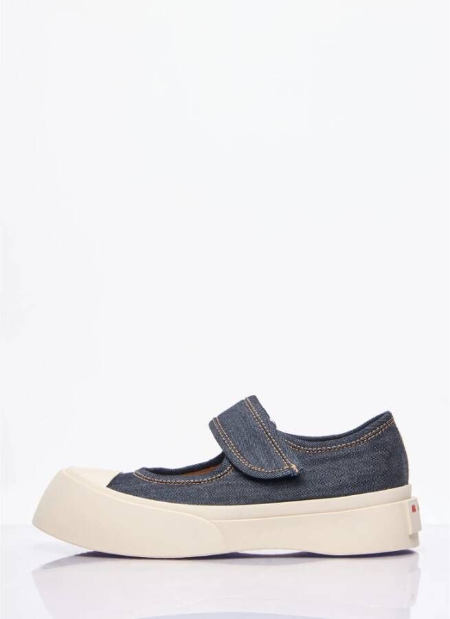 Marni Denim Mary Jane Schoenen Blue Dames