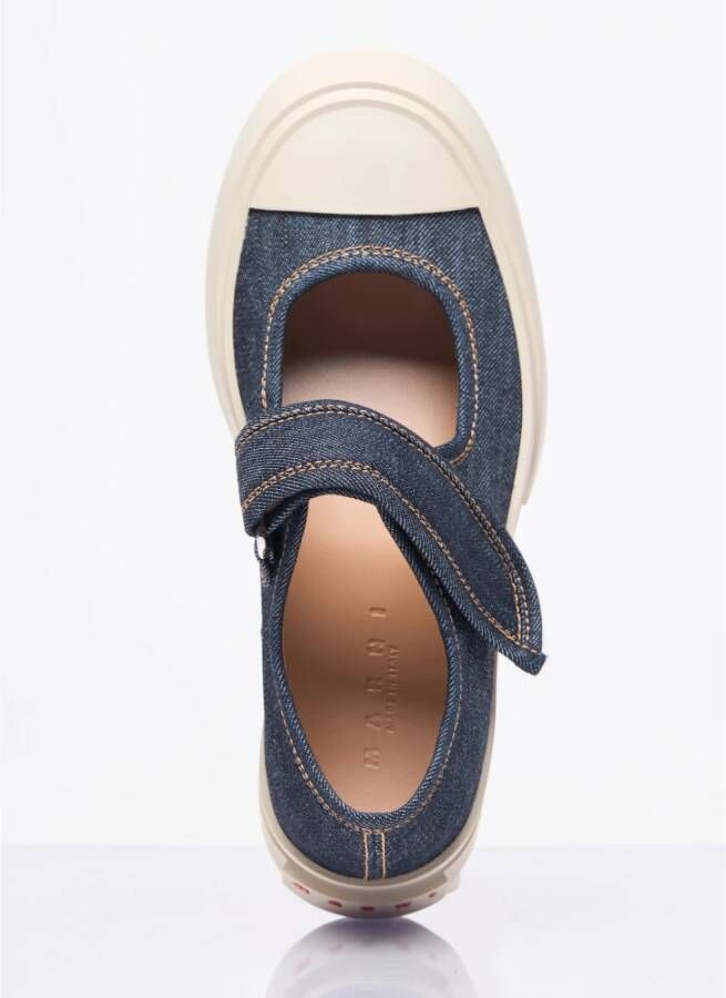 Marni Denim Mary Jane Schoenen Blue Dames