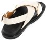 Marni Leren Criss-Cross Platte Sandalen Black Dames - Thumbnail 4