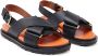 Marni Fussbet sandalen met kruisbandjes Zwart - Thumbnail 5