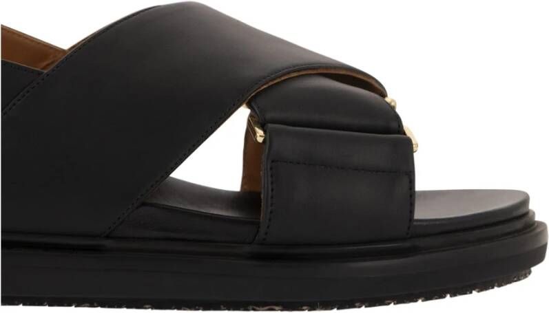 Marni Fussbett Sandalen Black Dames