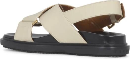 Marni Fussbett Sandalen White Dames