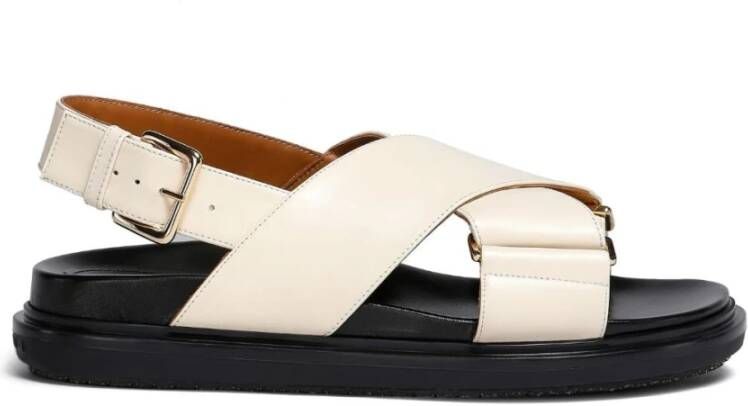 Marni Fussbett Sandalen White Dames