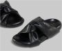 Marni Gedraaide Leren Bubble Sandalen Black Dames - Thumbnail 11