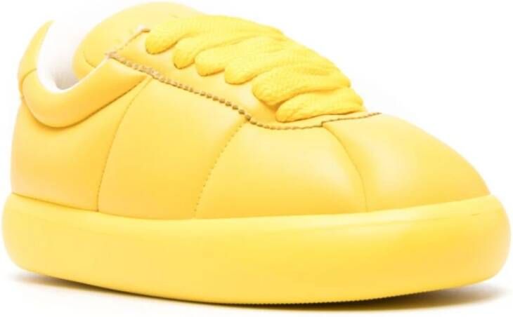 Marni Gele Sneakers met Oversized Tong Yellow Heren