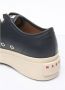 Marni Glanzende Leren Veterschoenen Black Dames - Thumbnail 6