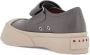 Marni Grijze Leren Sneakers met Klittenbandsluiting Gray Dames - Thumbnail 3