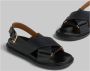 Marni Iconische leren sandalen met kruisband White Dames - Thumbnail 16