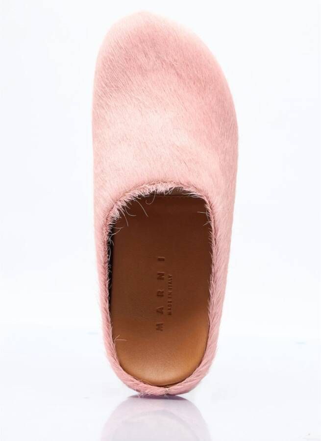 Marni Kalfshaar Sabot Muiltjes Ronde Neus Pink Dames