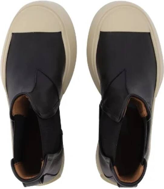 Marni Leather boots Black Dames