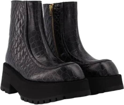 Marni Leather boots Black Dames