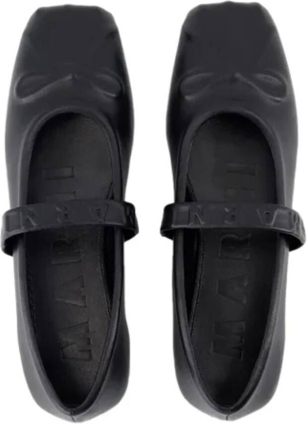 Marni Leather flats Black Dames