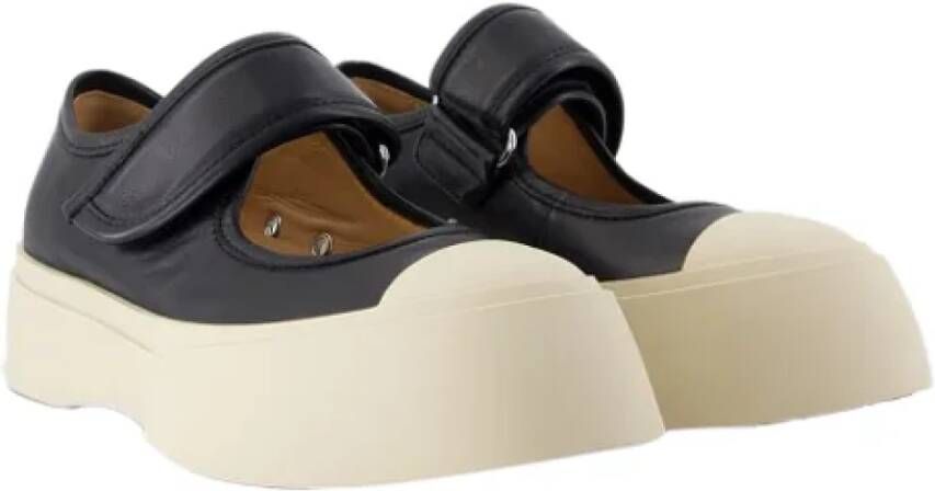 Marni Leather flats Black Dames