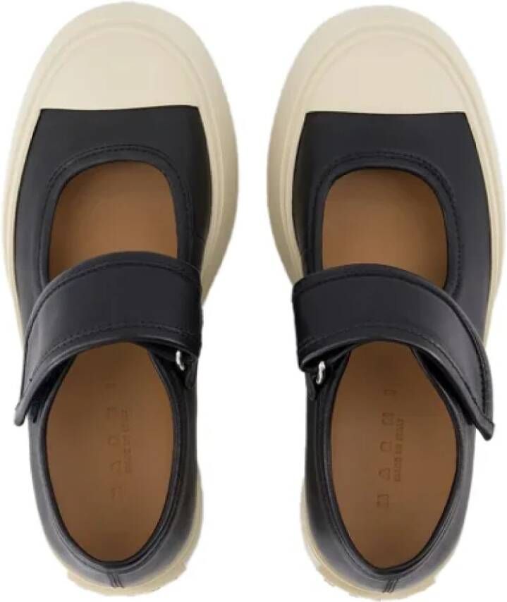 Marni Leather flats Black Dames