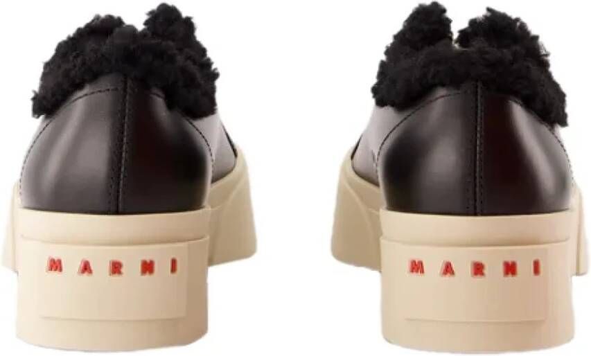 Marni Leather flats Black Dames