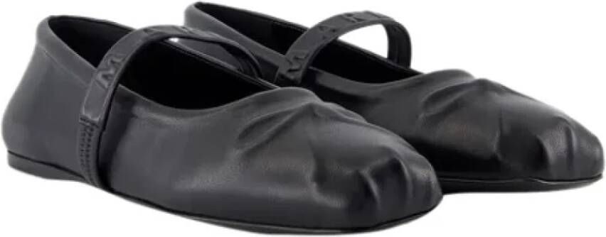 Marni Leather flats Black Dames