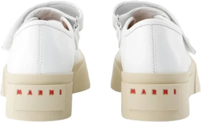 Marni Leather flats White Dames