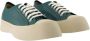 Marni Leather sneakers Green Dames - Thumbnail 2