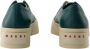 Marni Leather sneakers Green Dames - Thumbnail 3