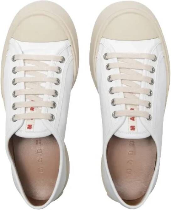 Marni Leather sneakers White Dames