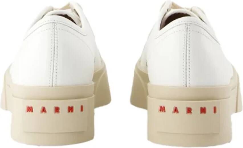 Marni Leather sneakers White Dames