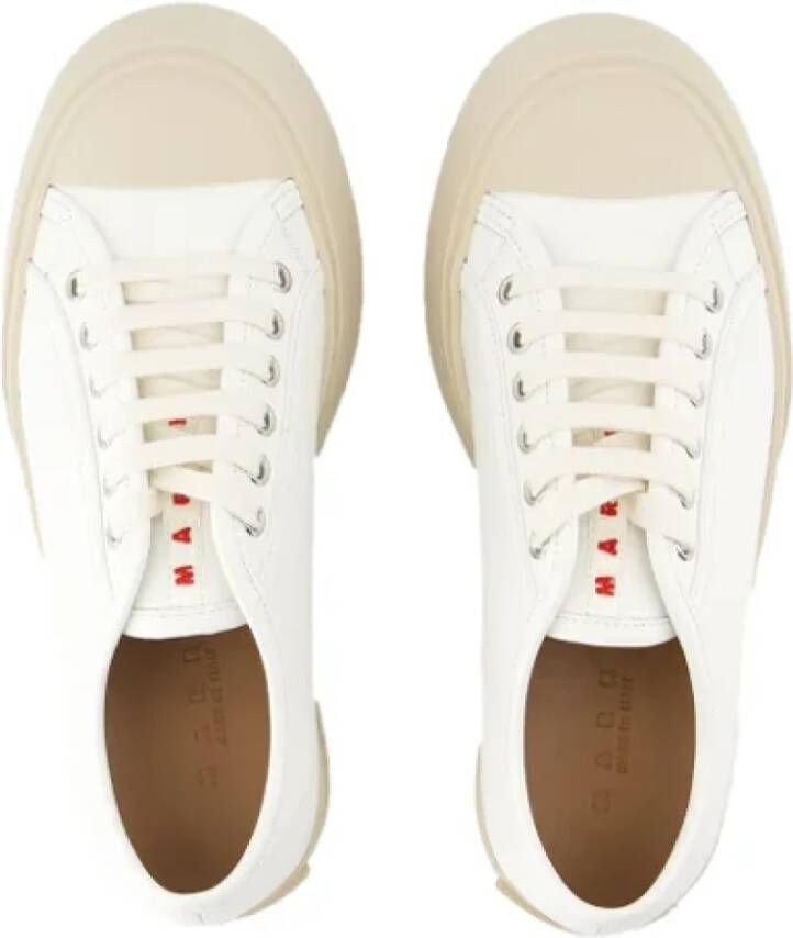 Marni Leather sneakers White Dames