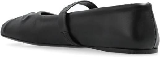 Marni Leren balletflats Black Dames