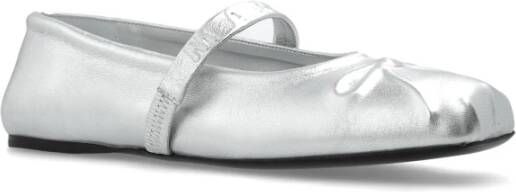 Marni Leren balletflats Gray Dames