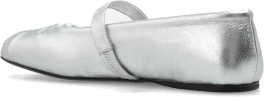 Marni Leren balletflats Gray Dames