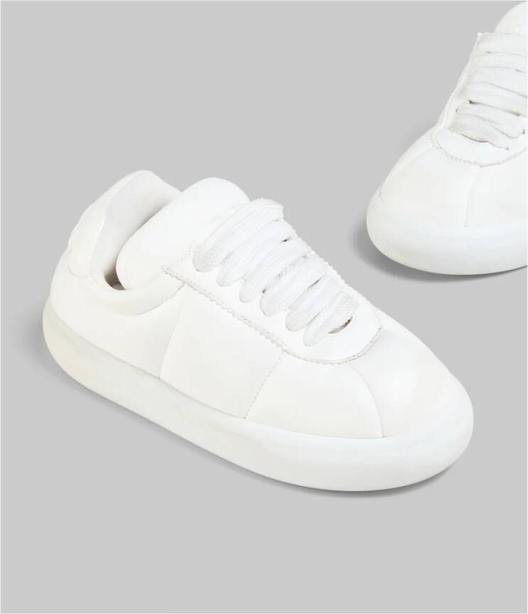 Marni Leren bigfoot 2.0 sneaker White Heren