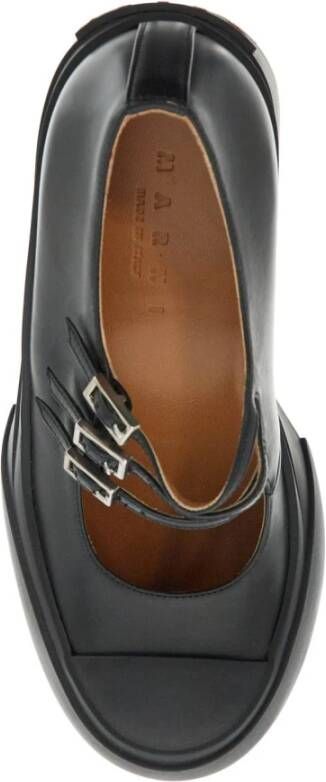 Marni Leren Mary Jane Pablo Schoenen Black Dames