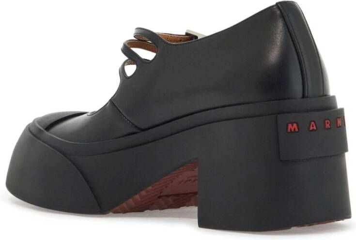 Marni Leren Mary Jane Pablo Schoenen Black Dames