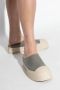 Marni Leren platform slides Gray Dames - Thumbnail 2