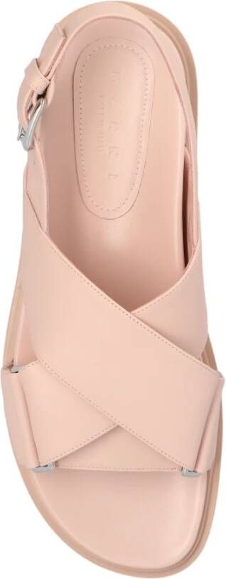 Marni Leren sandalen Pink Dames