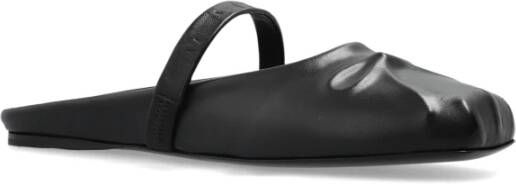 Marni Leren slides Black Dames