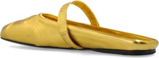 Marni Leren slides Yellow Dames