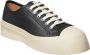 Marni Leren Sneaker Black Heren - Thumbnail 2