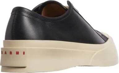 Marni Leren Sneaker Black Heren