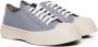 Marni Leren Sneakers met Brede Rubberen Zool Gray Heren - Thumbnail 2